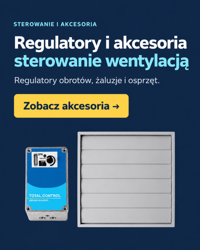 Regulatory obrotów, żaluzje i akcesoria wentylacyjne – zobacz ofertę